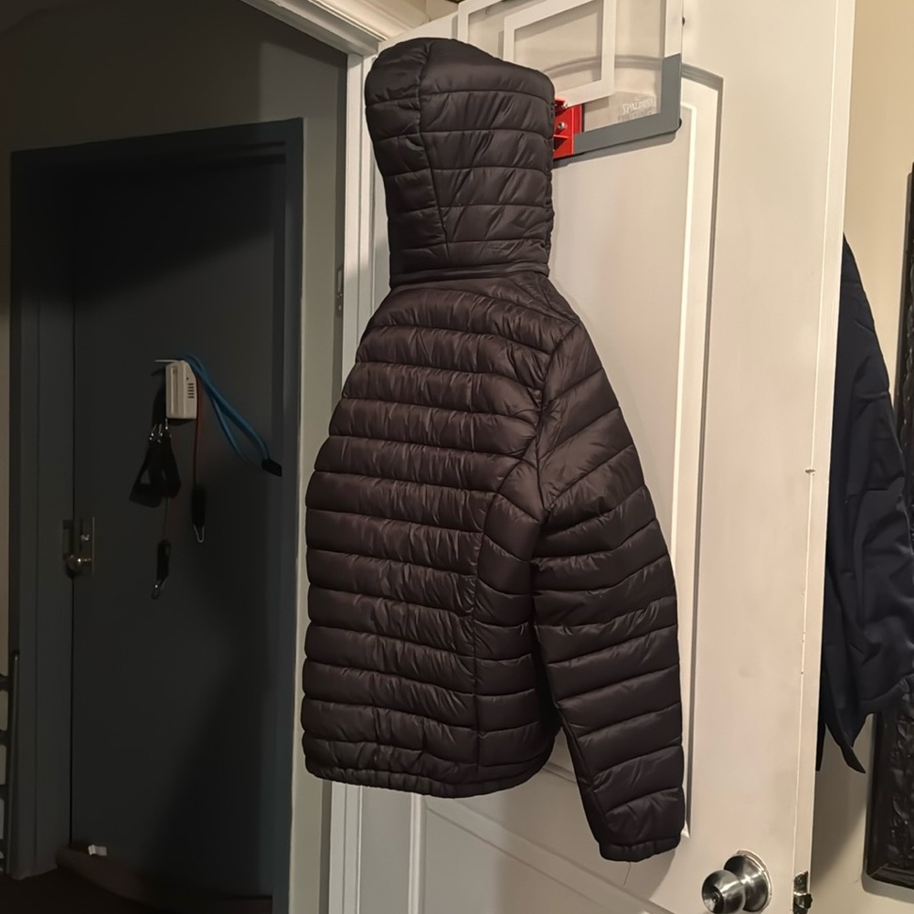 Geschallino Women's Puffer Coat + Size Winter Jacket Hooded Padded Bubble (XXL)